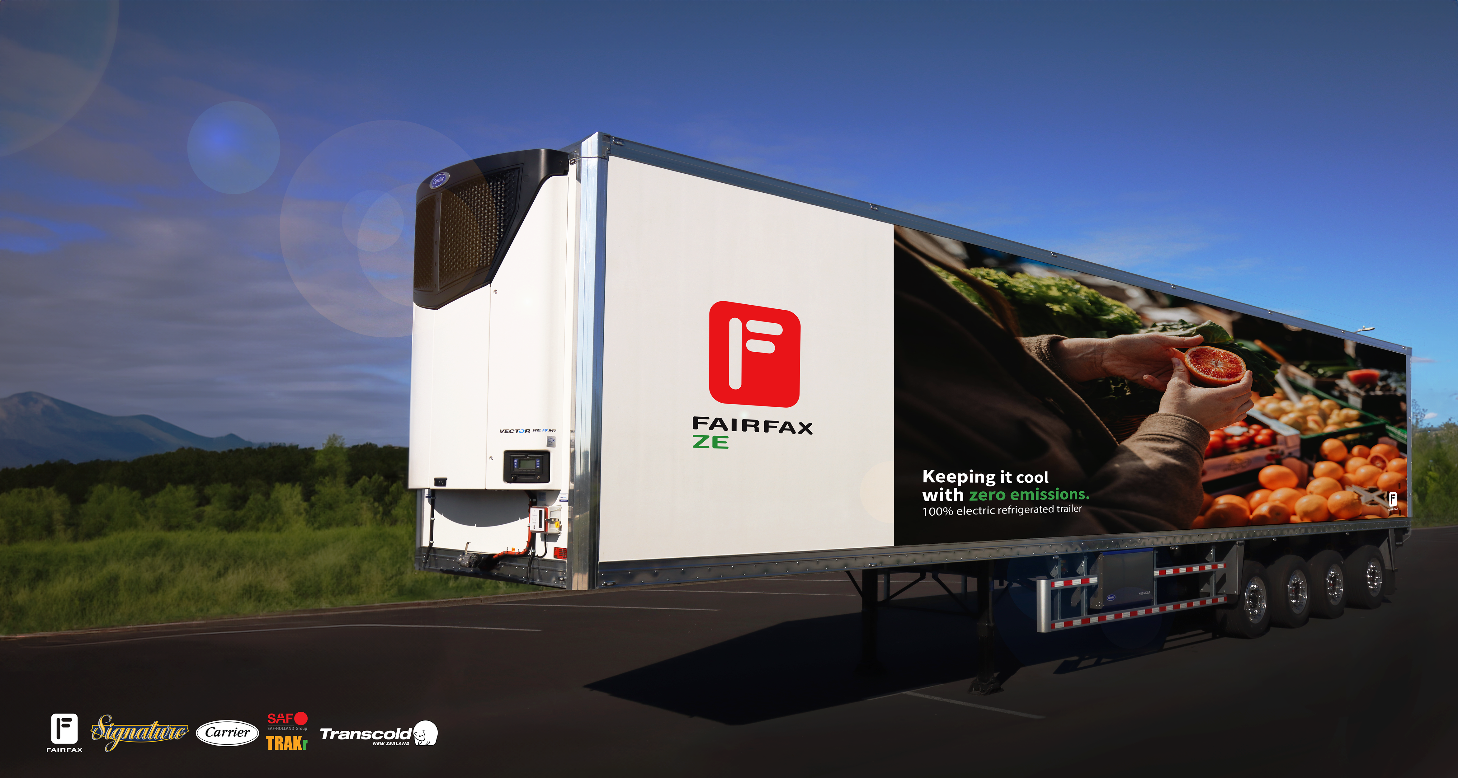 Fairfax Unveils First Fully Autonomous, All-Electric Refrigerated Trailer System